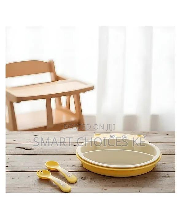 Hippo Tableware Set| 5-PCS Set| Divided Baby Plates|Tableware Set - thumbnail 4