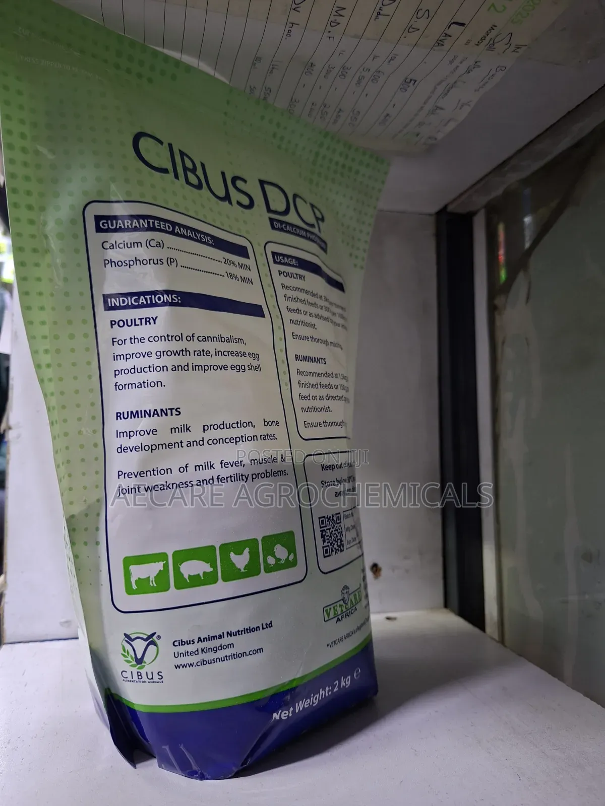Cibus DCP Di-Calcium Phosphate 2kg