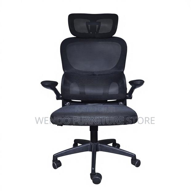 Office Chairs; Ergonomic Executive Chairs With High Backrest Support - thumbnail 4