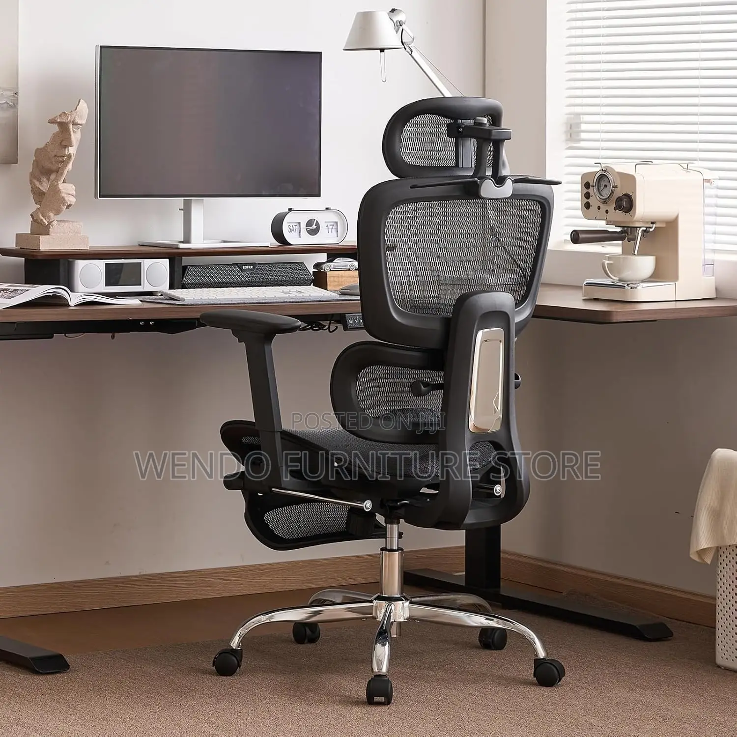 Office Chairs; Executive Orthopedic Recliners Chair With Footrest