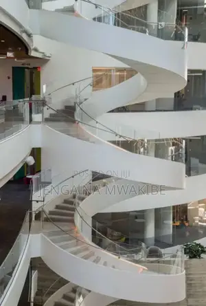 Multiple Storey Spiral Staircase With Glass Balustrade