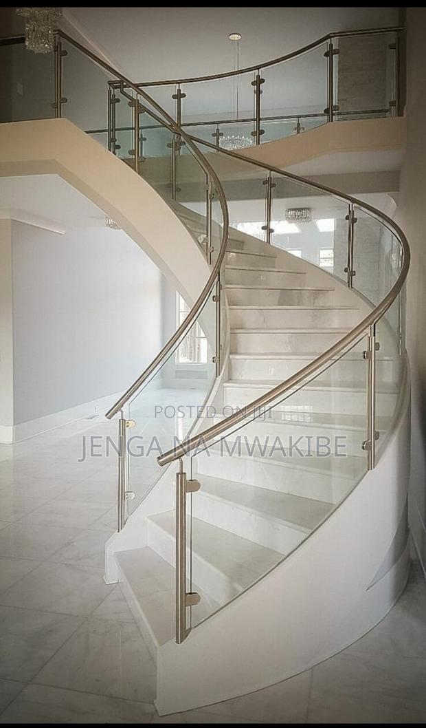 Stainless Steel Handrail Profile Spiral Staircase - thumbnail 2