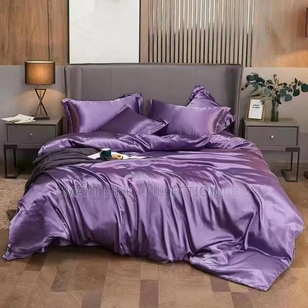 Silk Duvet Cover One Bedsheet, Four Pillowcases . - thumbnail 2