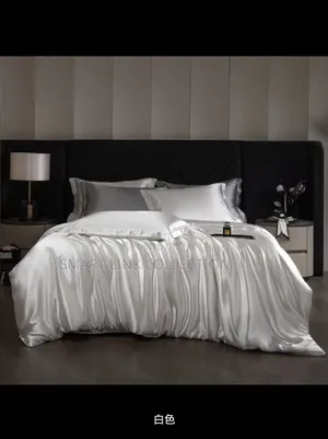 Silk Duvet Cover One Bedsheet, Four Pillowcases .