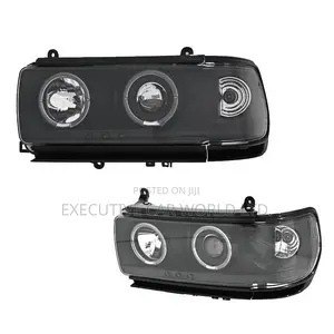 Toyota Land Cruiser 80-Series Blacked Led Headlights