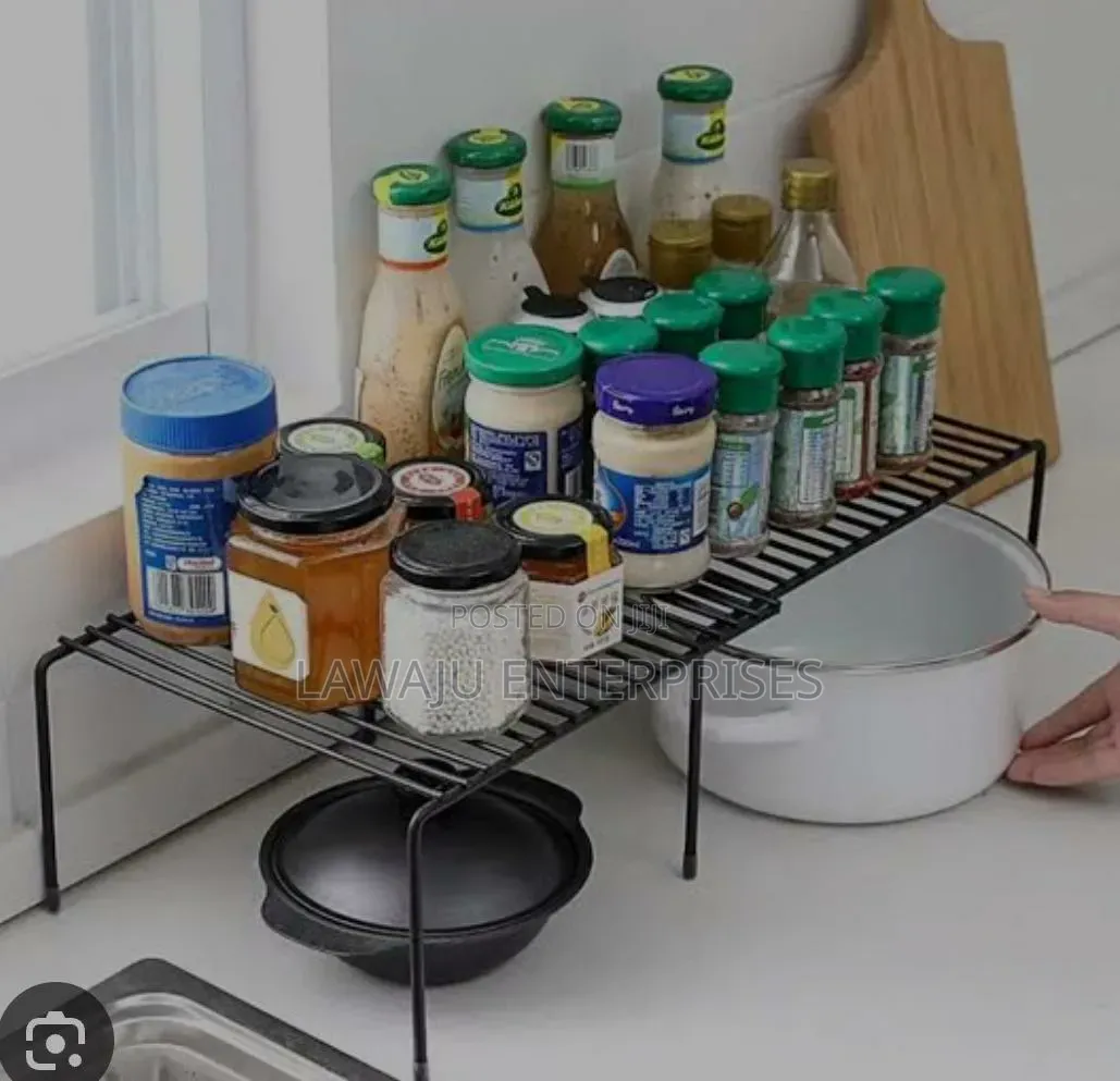 Metallic Shelf Organizer