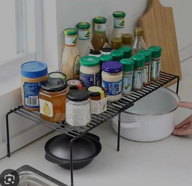 Metallic Shelf Organizer