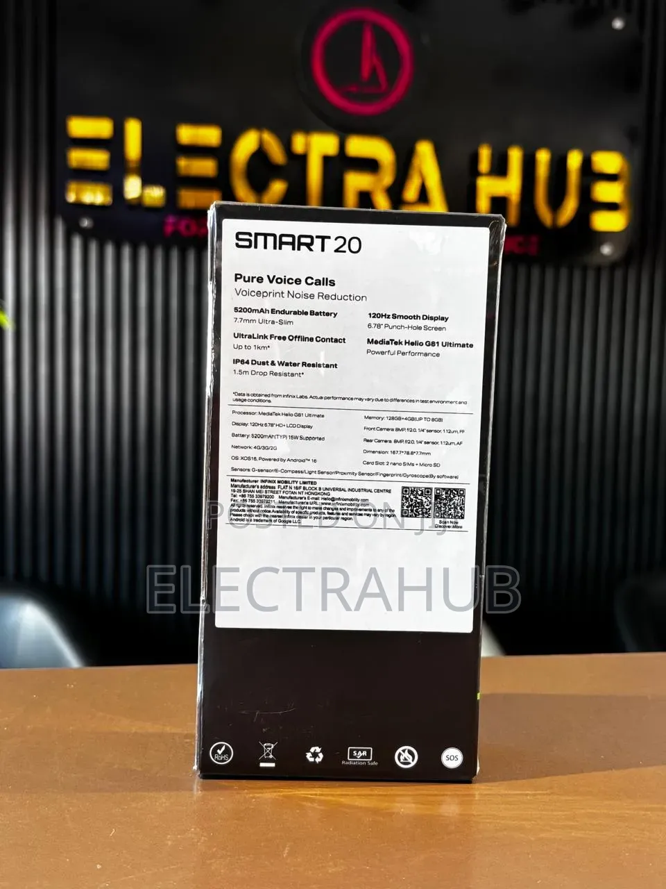 New Infinix Smart 20 128 GB Gray