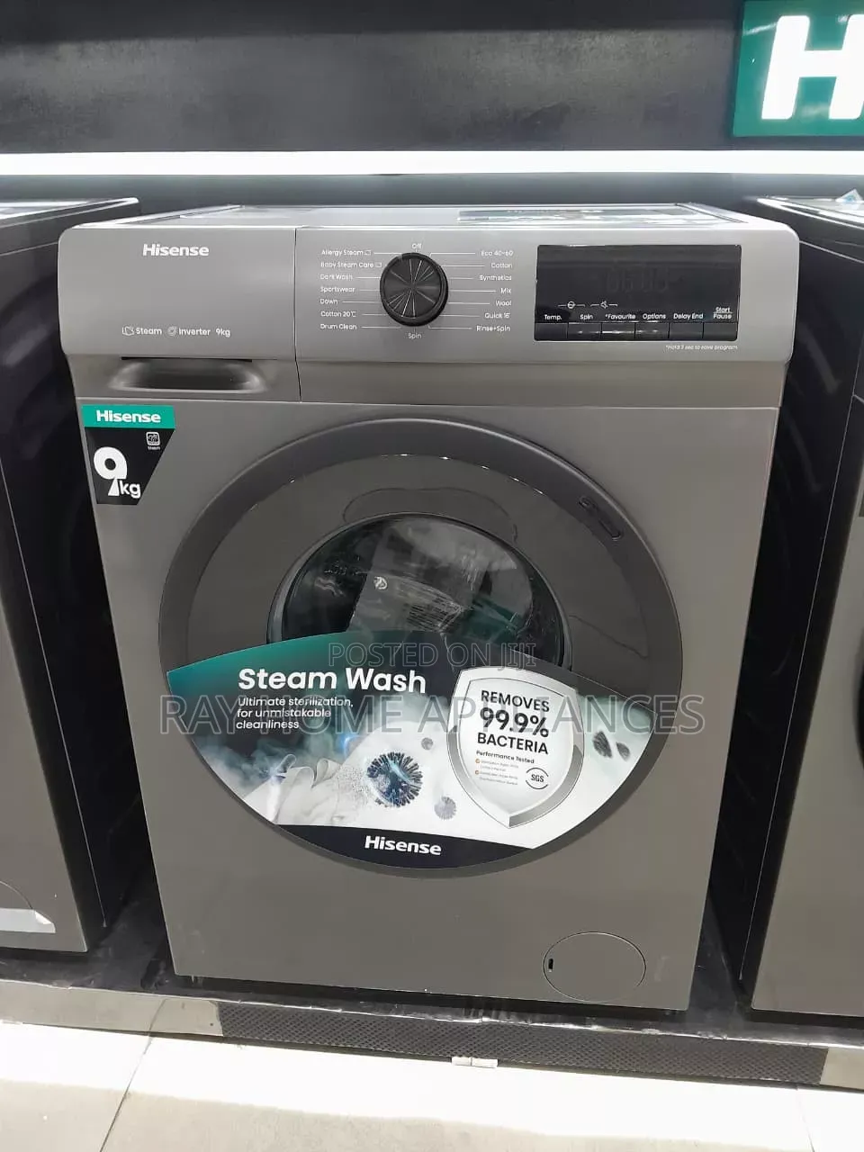 9kgs Hisense Wash Spin Washing Machine.