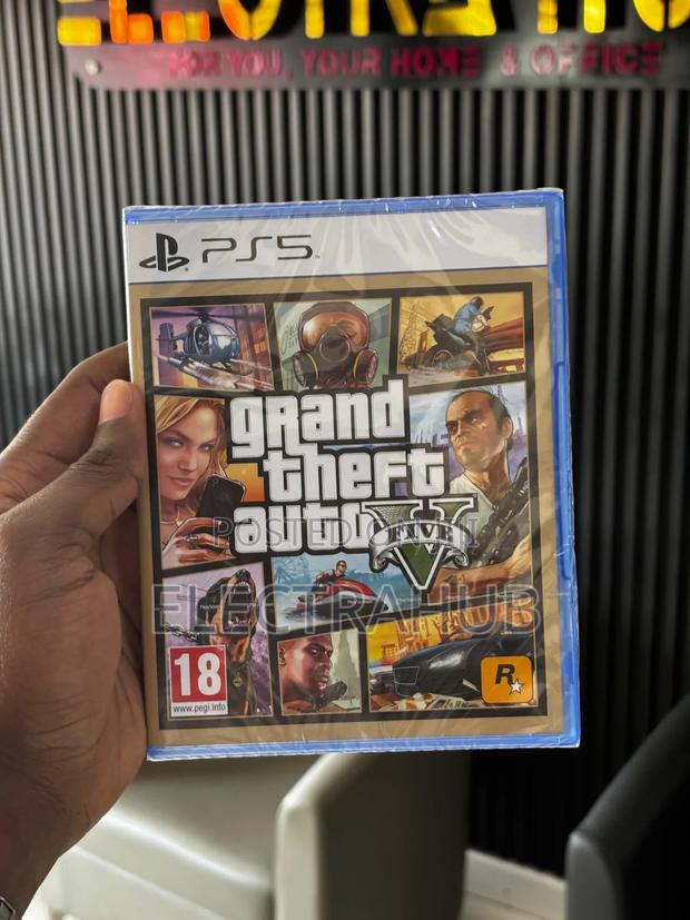 Ps5 Gta5 Game Brand New Sealed