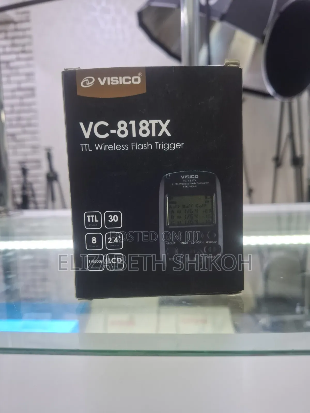 Visico Vc-818tx Ittl Transmitter Trigger For Canon