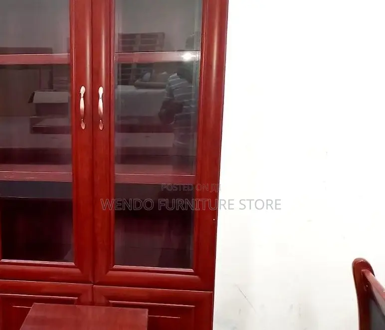 Office Cabinet; Wooden Cabinet With Three Lockable Doors