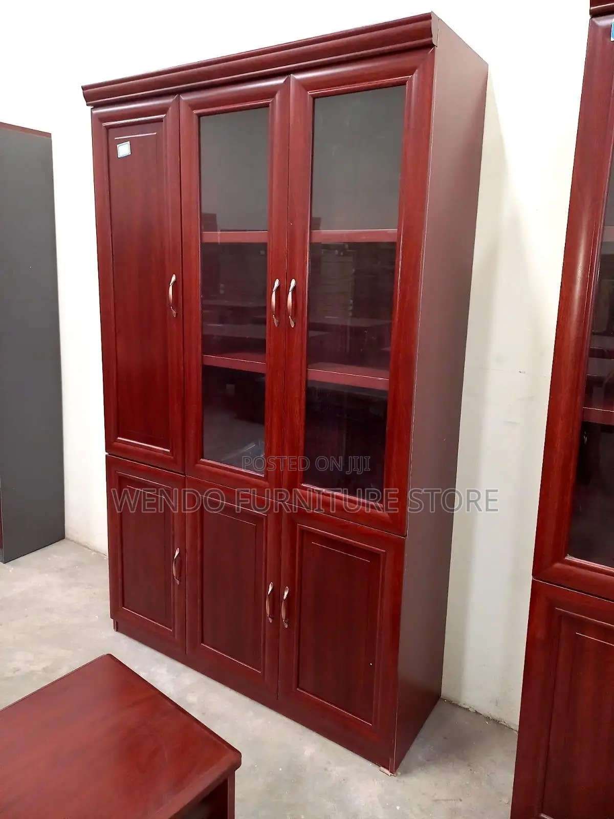 Office Cabinet; Wooden Cabinet With Three Lockable Doors