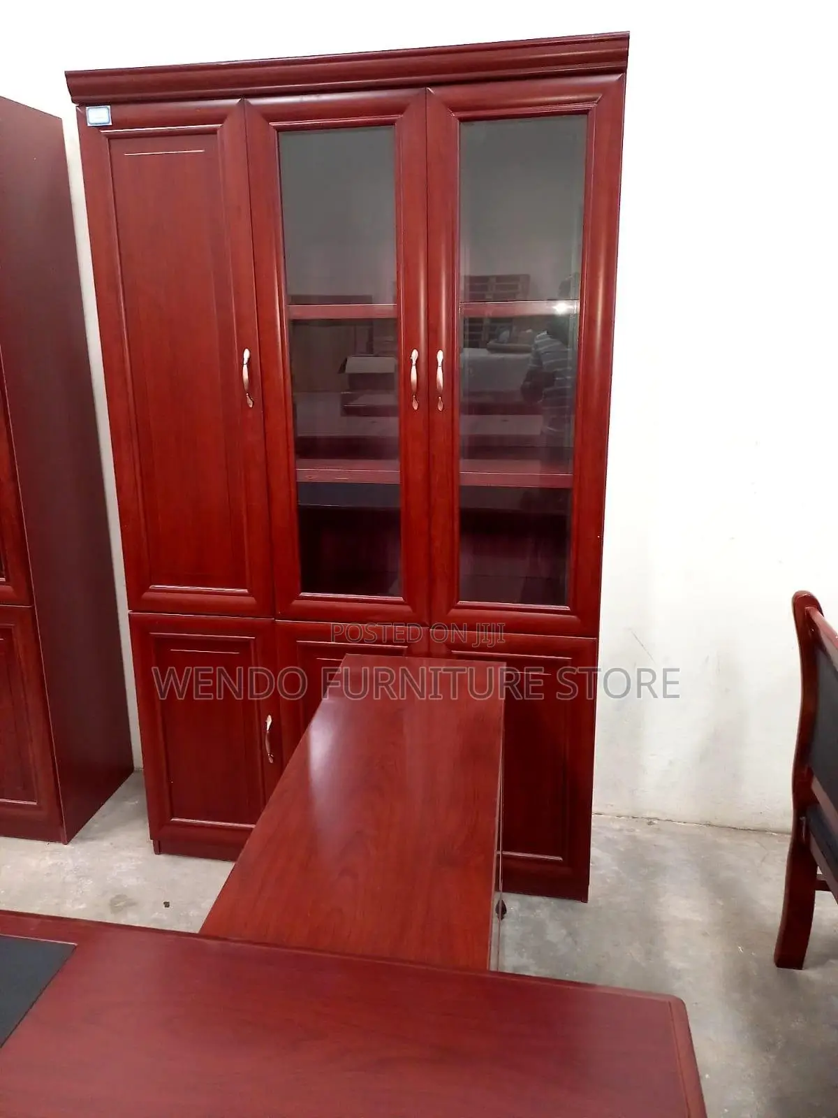 Office Cabinet; Wooden Cabinet With Three Lockable Doors