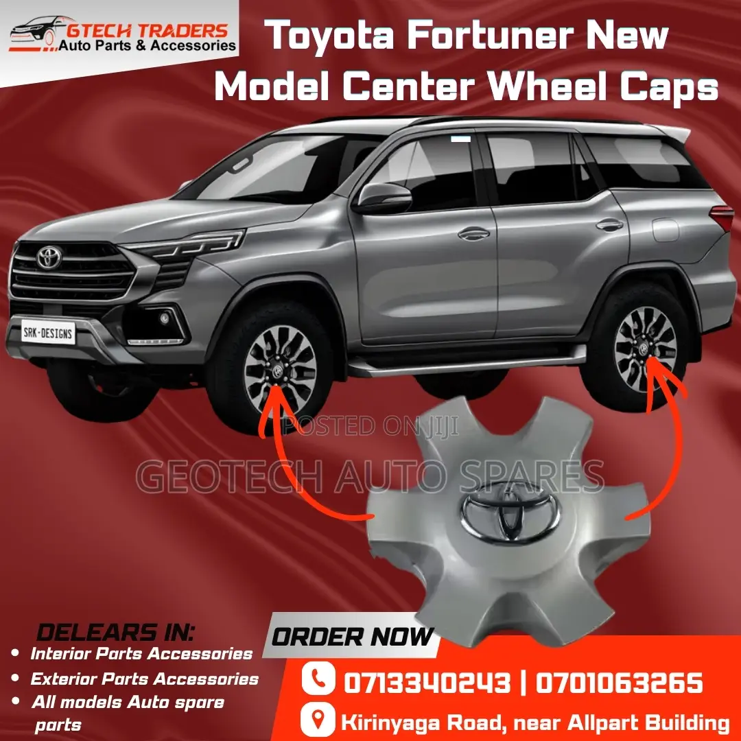 Toyota Fortuner New Model Center Wheel Caps