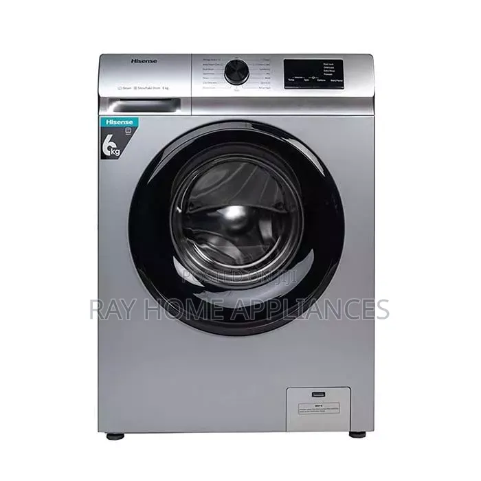 6kgs Front Load Hisense Washing Machine Wash Spin