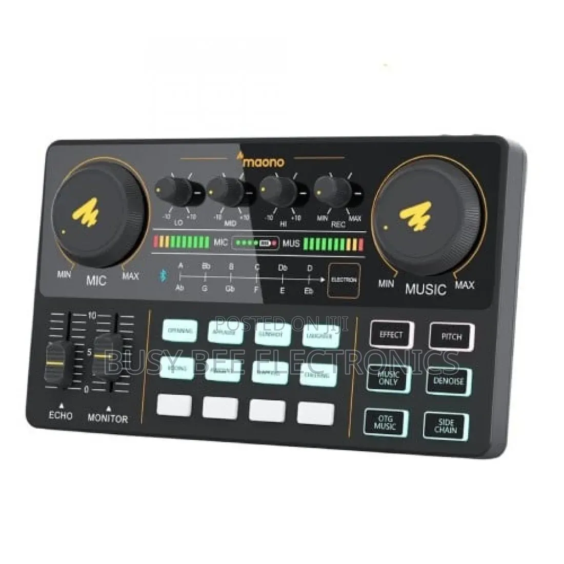 Maono Au-Am200 Audio Interface With Dj Mixer and Sound Card
