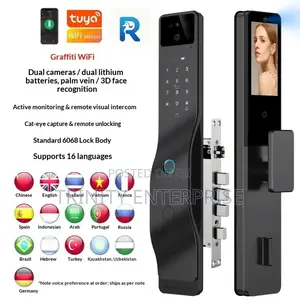 Smart Lock Tuya Wifi Smart Lock 3d Face Recognition Fingerprints Unlck