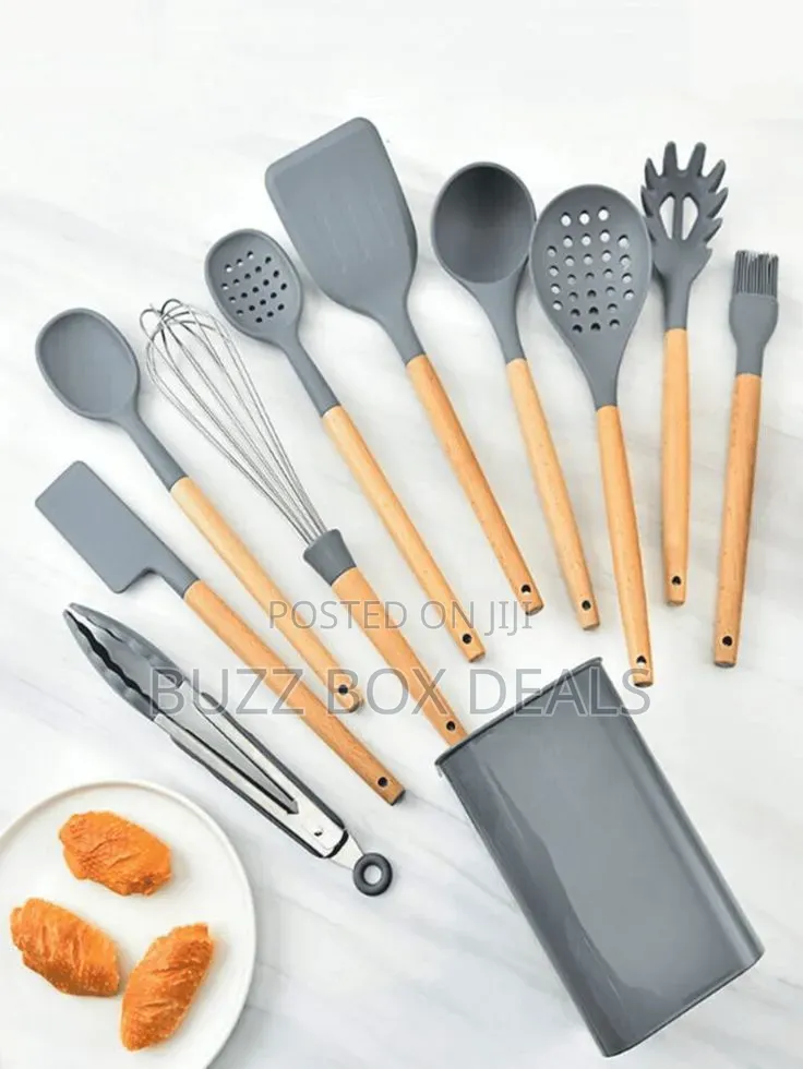 12 Pcs Silicon Cutlery Sets