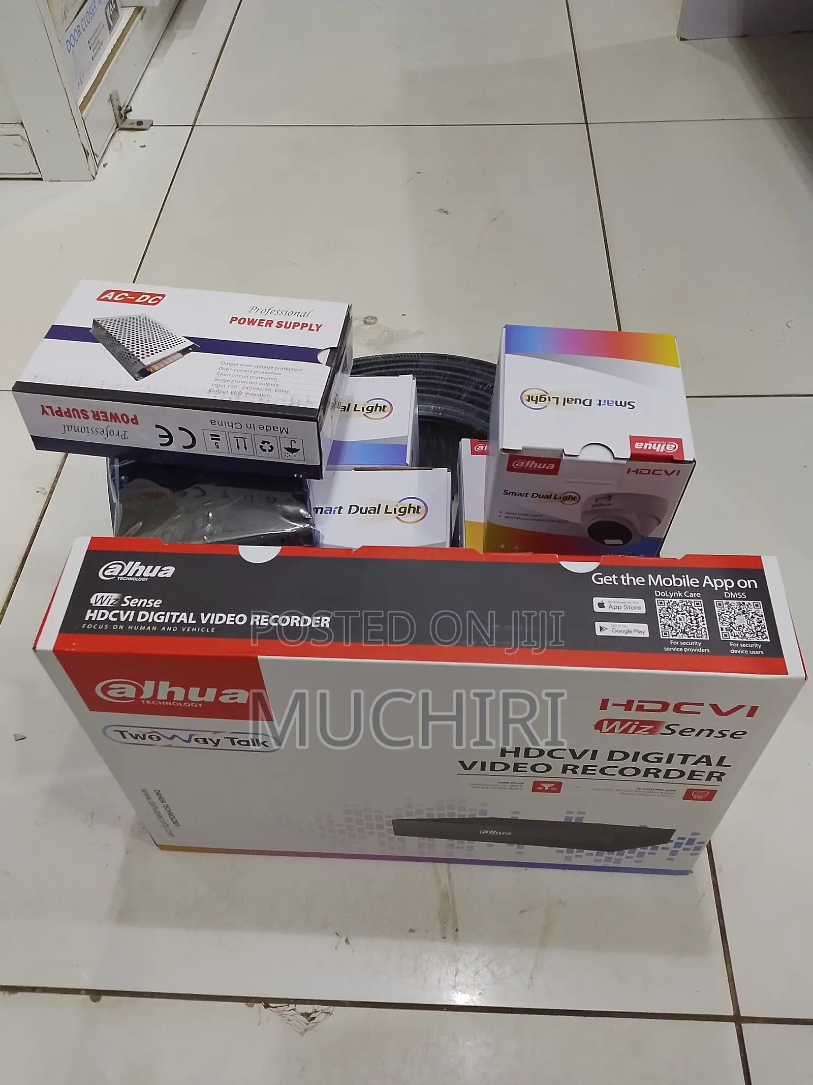 Smart Dual Light Dahua 4 CCTV Colovu Cameras Full Kit