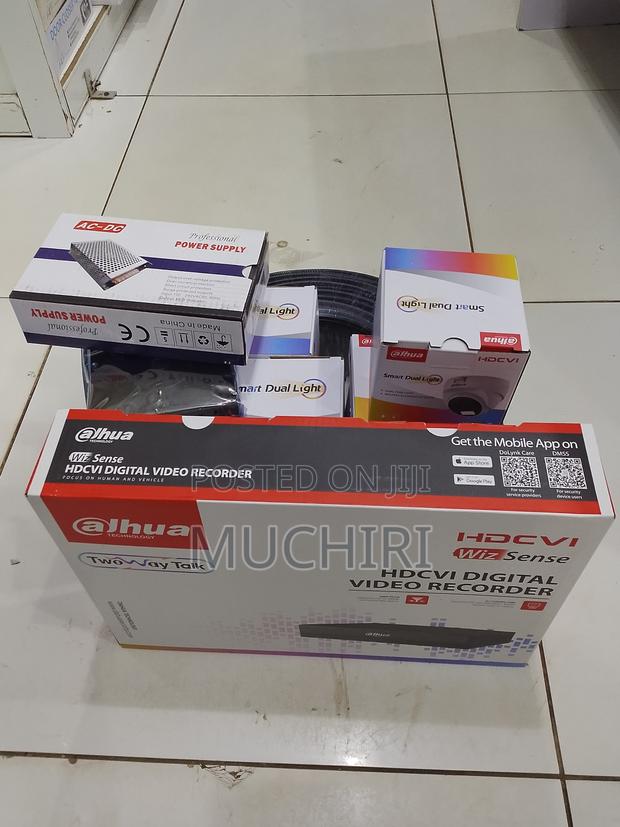 Smart Dual Light Dahua 4 CCTV Colovu Cameras Full Kit