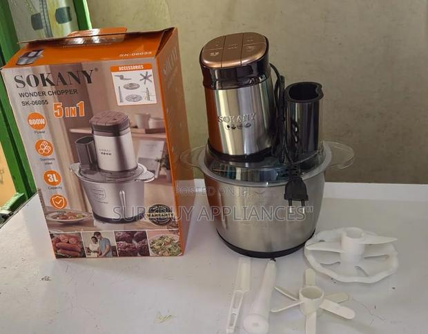 Sokany 3l Electric Meat Vegetable Chopper