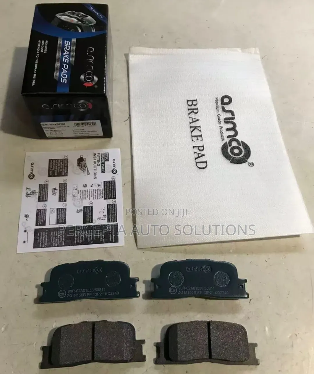 Toyota Wish, Kluger Asimco Rear Break Pads Kd2740