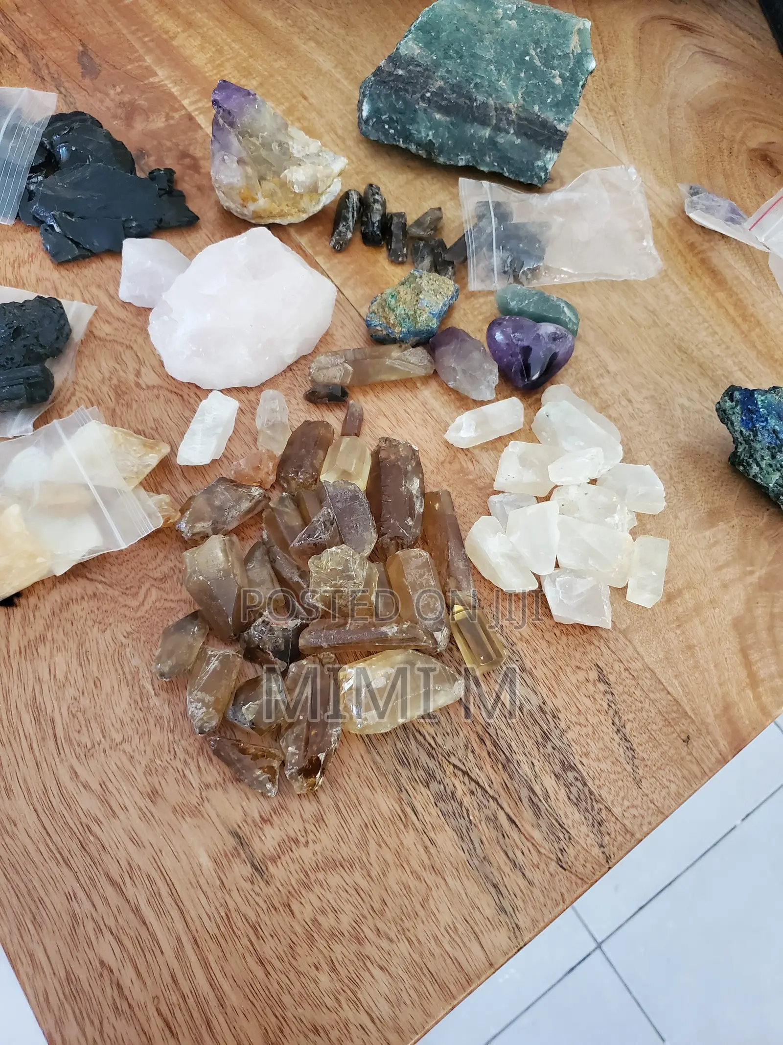 Crystal's, Rose Quartz, Citrine, Black Obsidian, Black Tourmaline