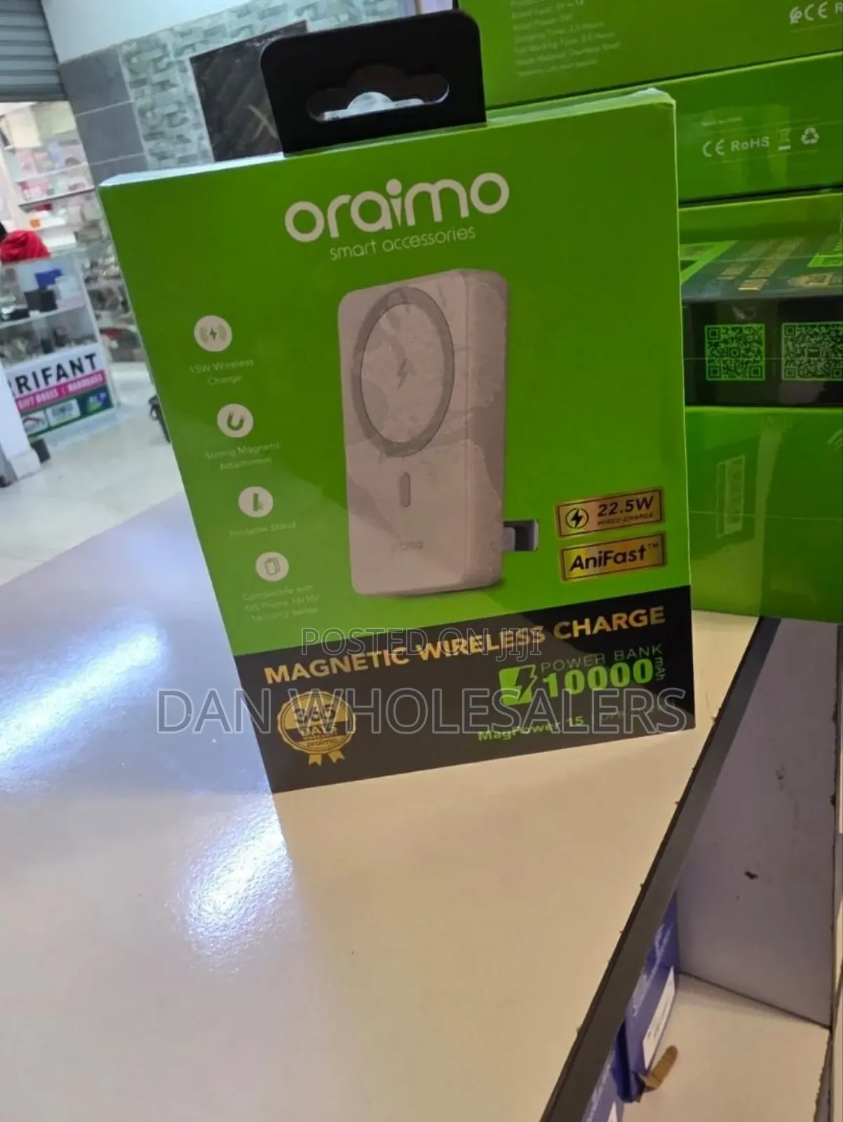 Oraimo Opb-7102w 10000mah Magnetic Power Bank