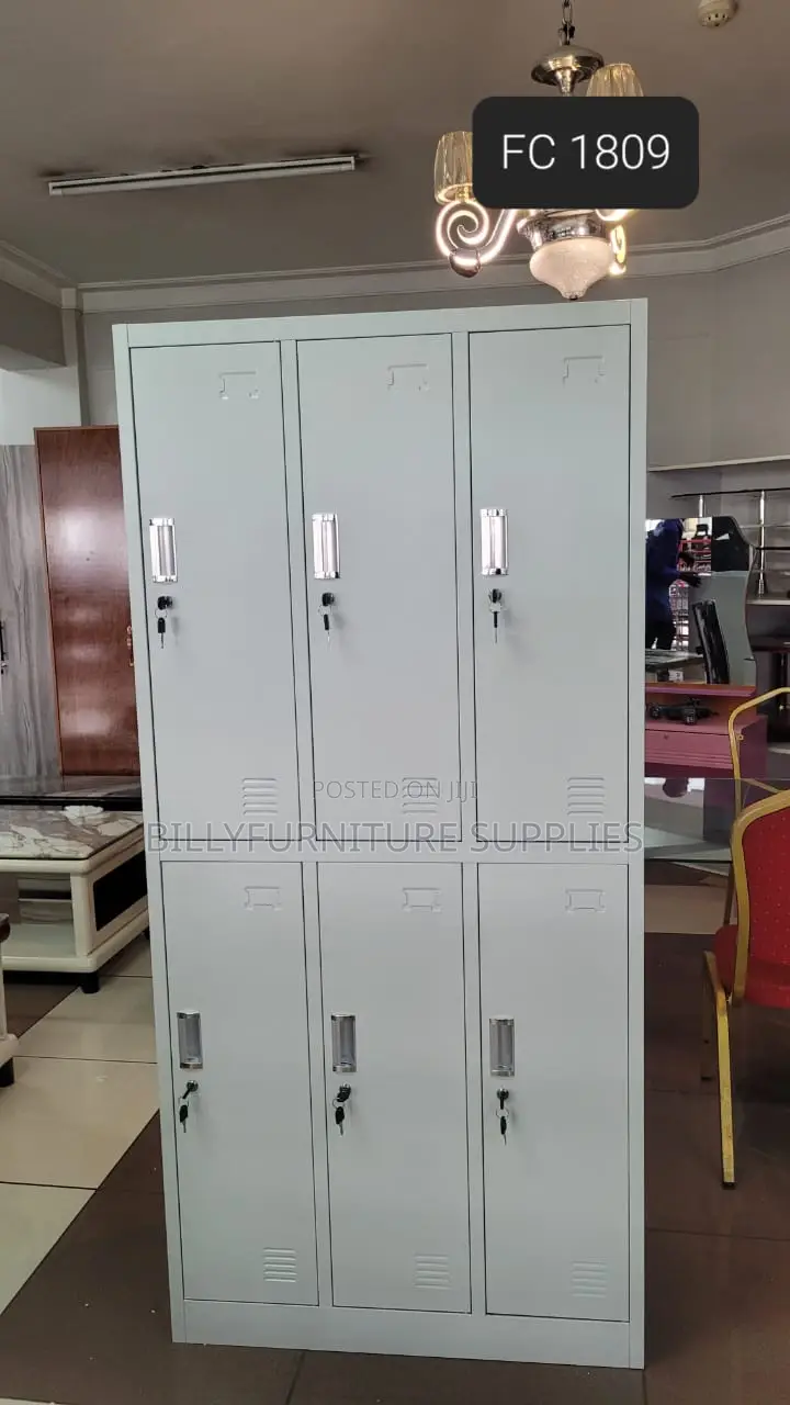 6 Lockers Metallic File Cabinet in Nairobi – Secure Office Storage