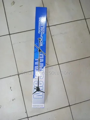 Heavy Gauge Metallic Microphone Stand Pay on Delivery Accepted