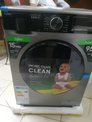 8kgs Wash Spin Syinix Washing Machine