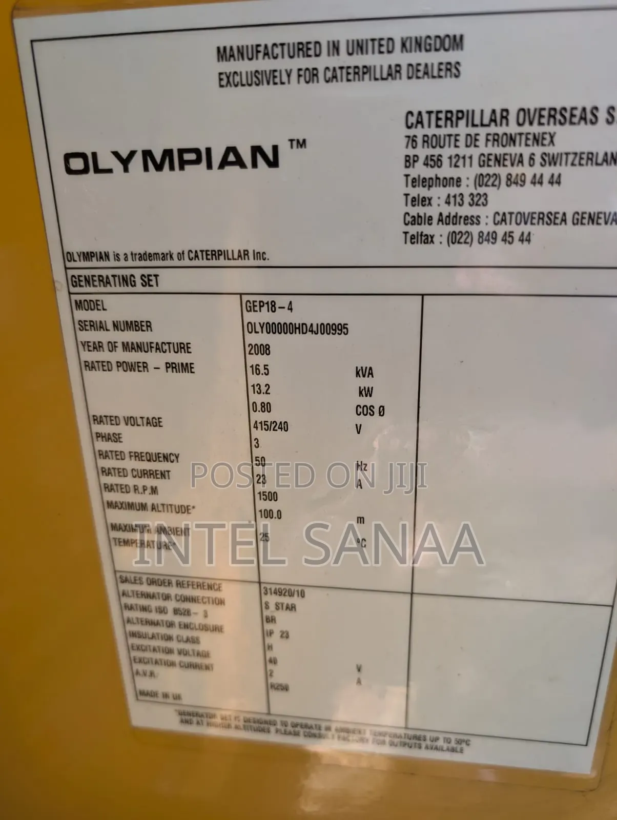 Generator /Olympian