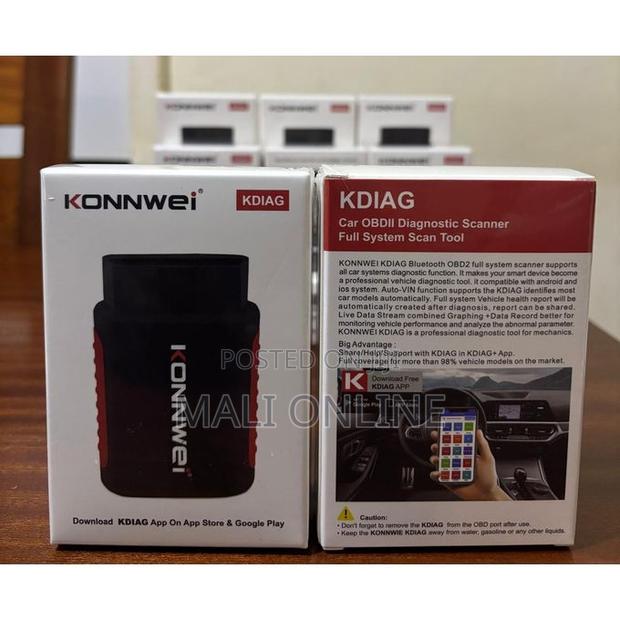 Konnwei Kdiag Bluetooth Obd2 Scanner Full System Diagnostic Tool Abs - main view