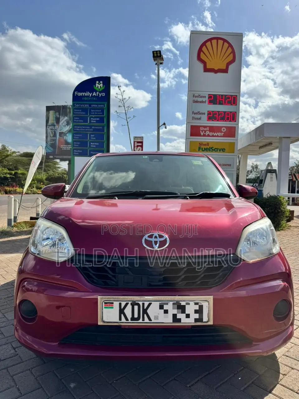Toyota Passo 2016 Maroon