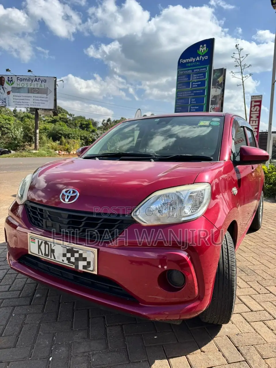 Toyota Passo 2016 Maroon