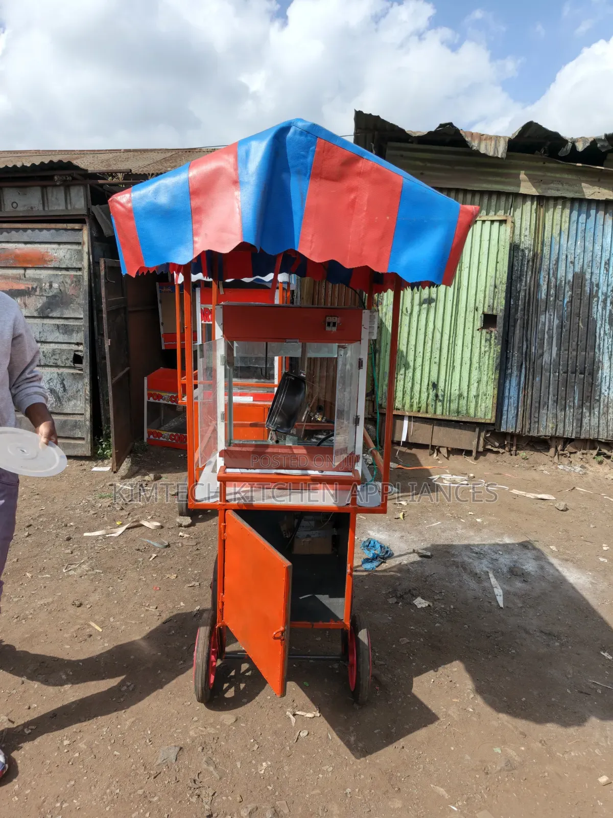 Heavy-Duty Gas and Solar Popcorn Machine