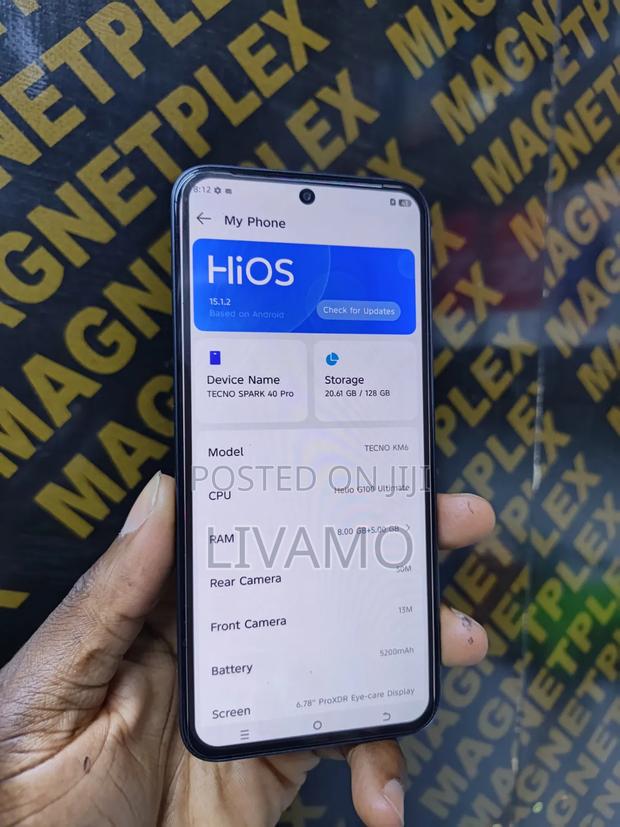Tecno Spark 40 Pro 128 GB Black - thumbnail 2