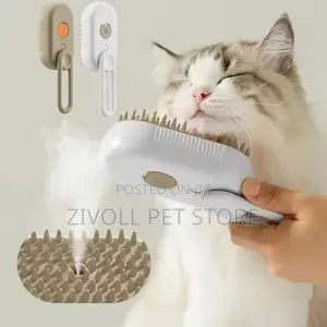 Pet Grooming Steam Brush for Dogs Cats