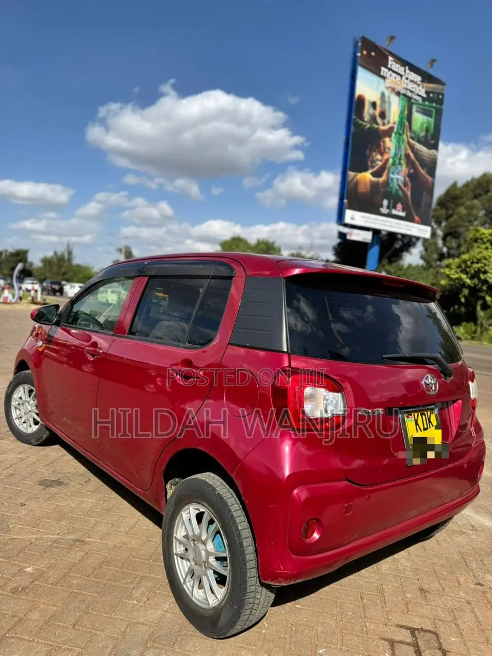 Toyota Passo 2016 Maroon
