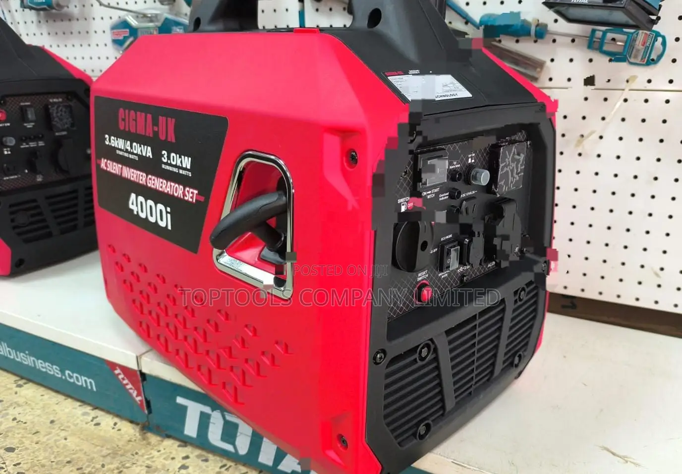 Gasoline Inverter Silent Generator Km4000i- Cigma-Uk-Manual Start