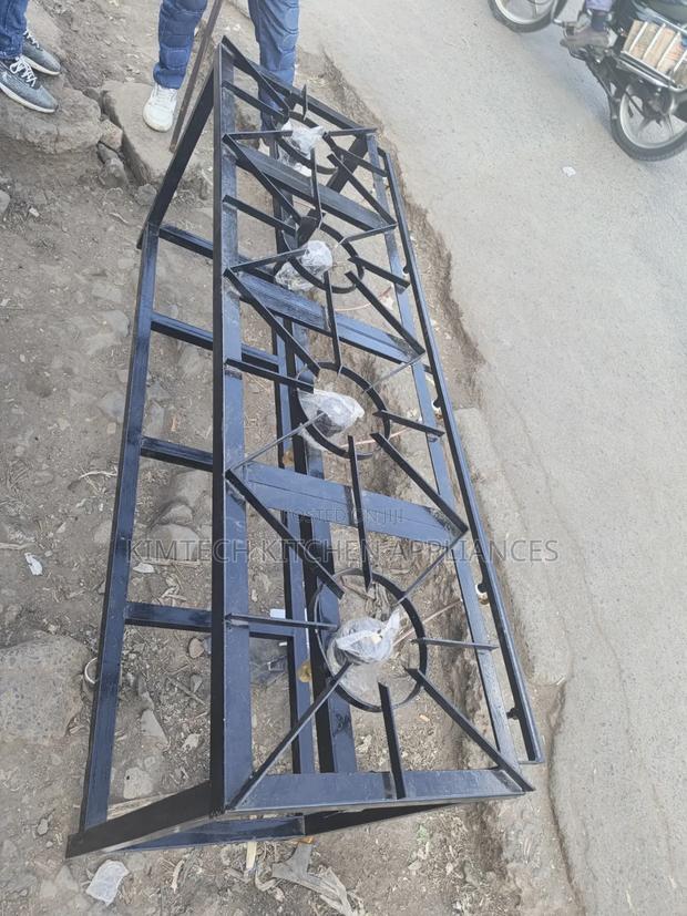 Mild Steel High Pressure 4-Burner Gas Cooker