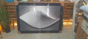 Modern Abstract Wall Art Piece Featuring a Monochrome,