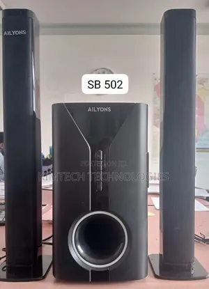 2.1ch Ailyons Sub Woofer System Bt/USB/Fm Tall Boy