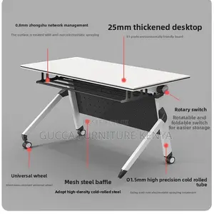 1200mm Folding Mobile Conference Meeting Desk
