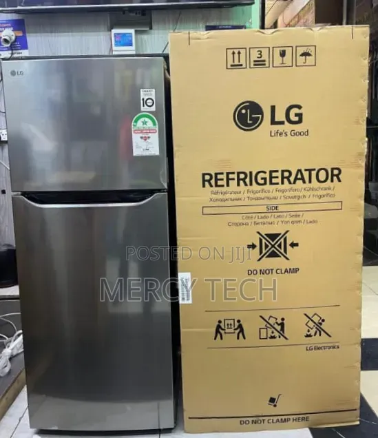 Lg 187l Top Freezer Refrigerator (Gn-B202sqbb)