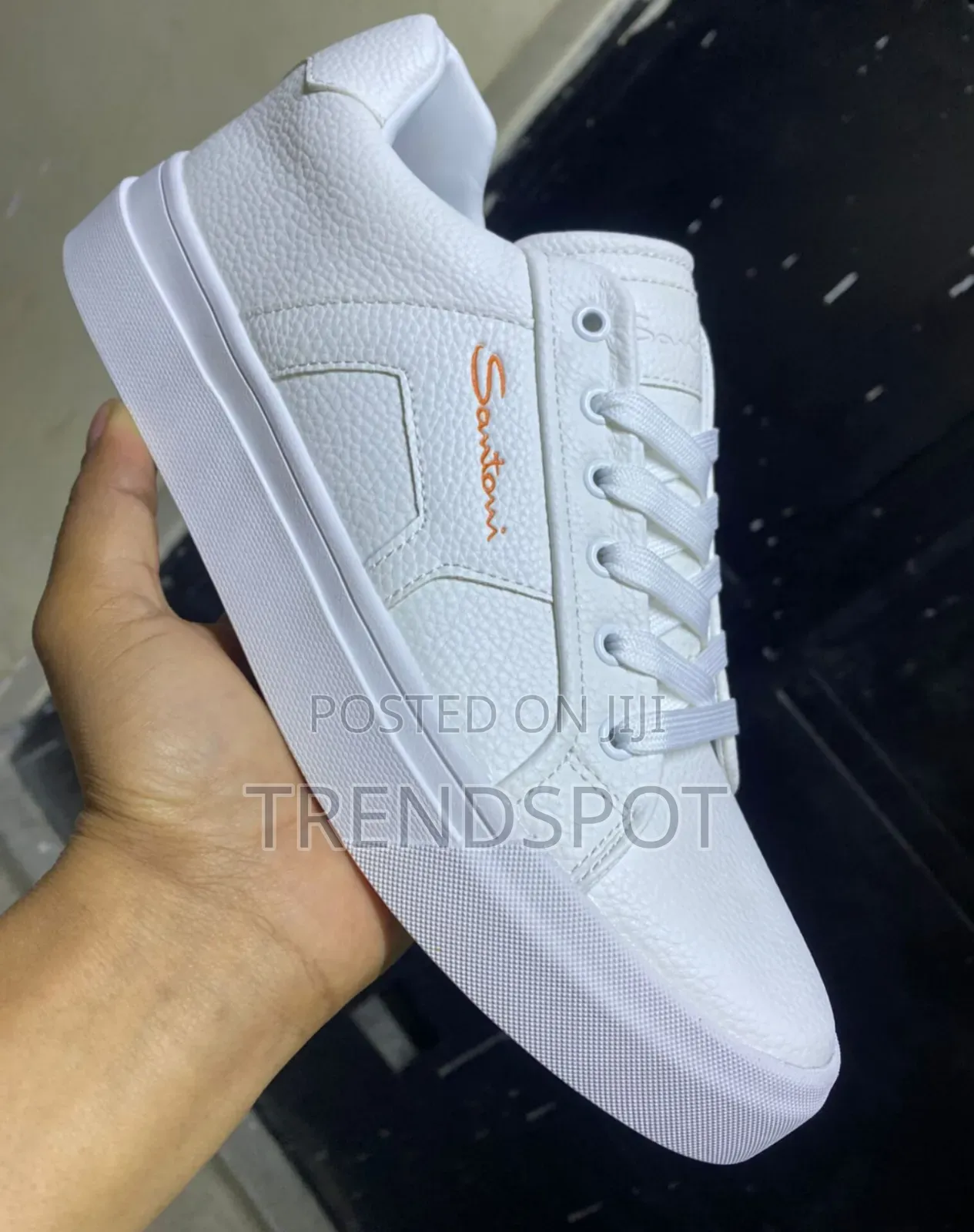 Santoni Casual All White