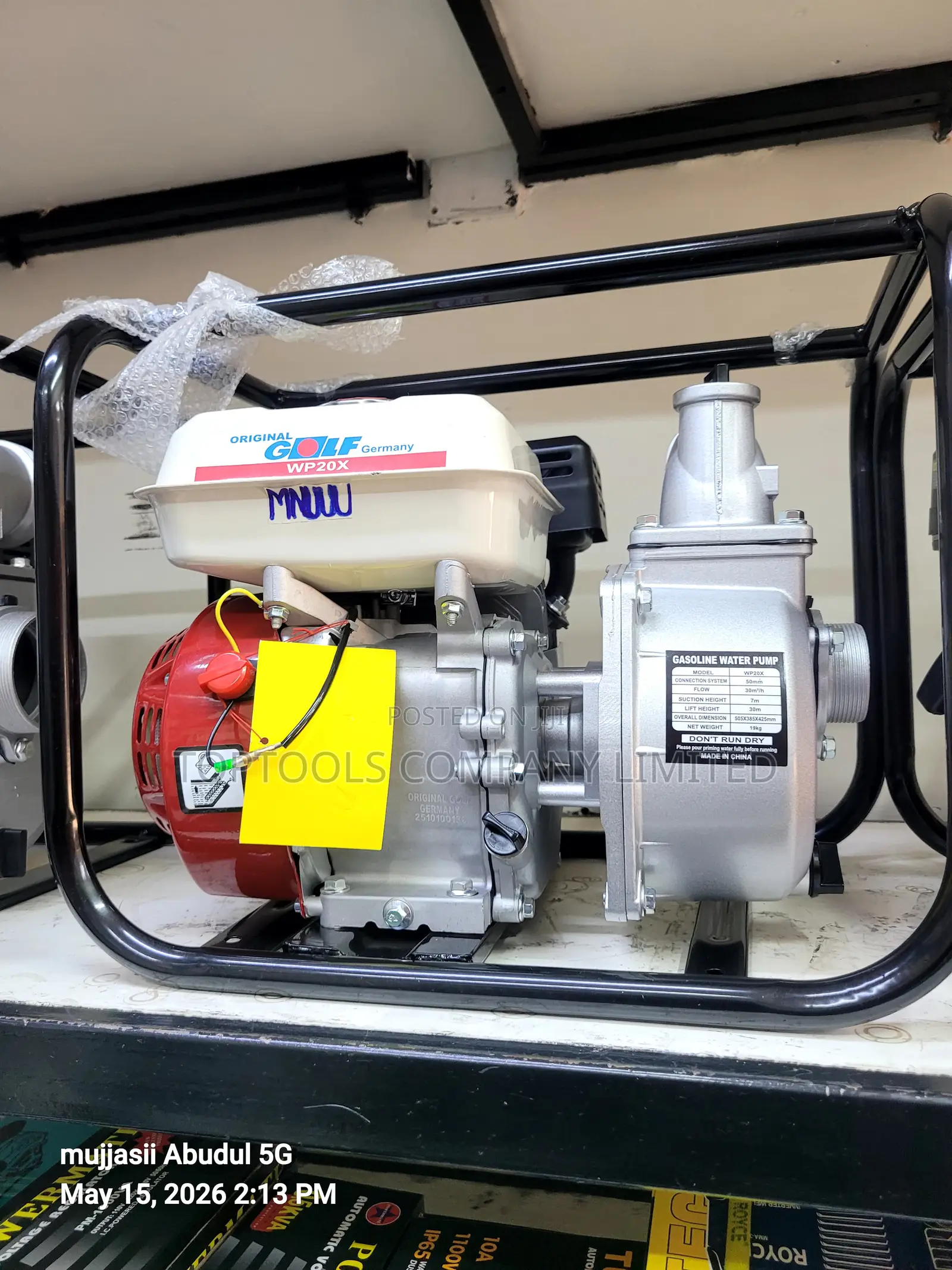 Wp20x 2inch Original Golf Germany Petrol Water Pump