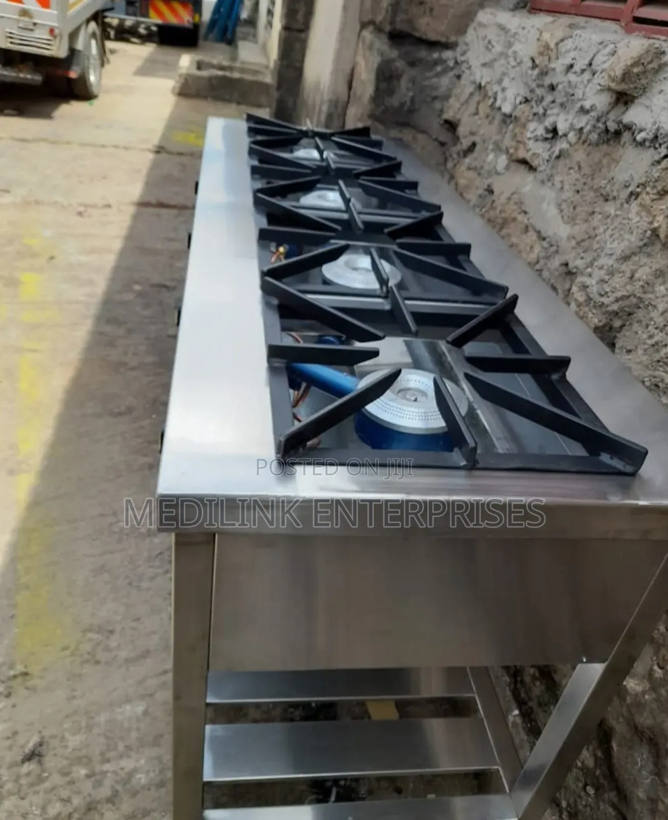 Customized Double 4 4-burner Cookers Stand Alone