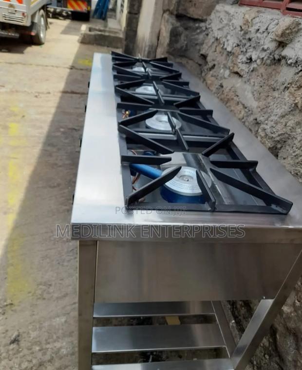 Customized Double 4 4-burner Cookers Stand Alone - main view